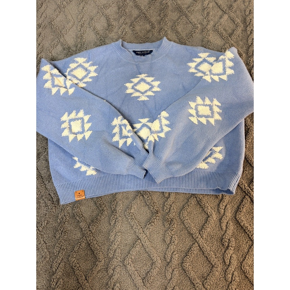 Simply Southern Sweater Snowflake Sweater XL